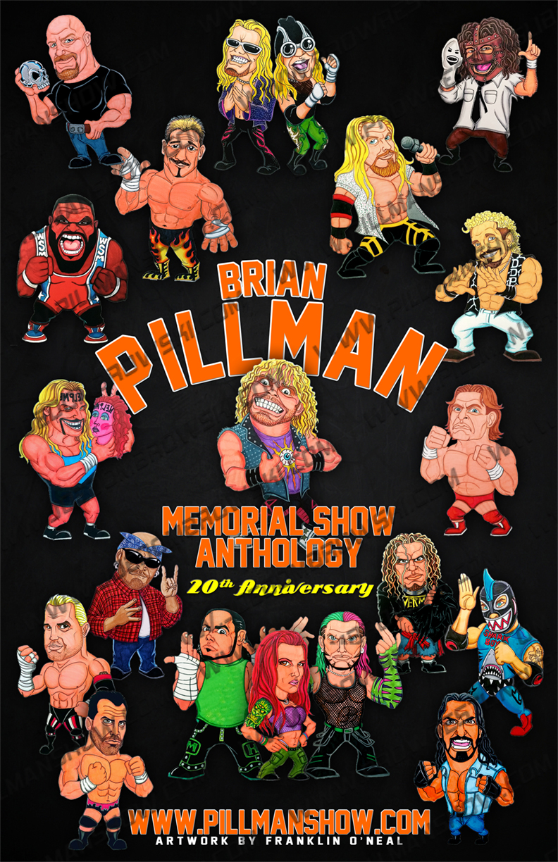 Brian Pillman Memorial Show 11×17 Art Print – The Brian Pillman